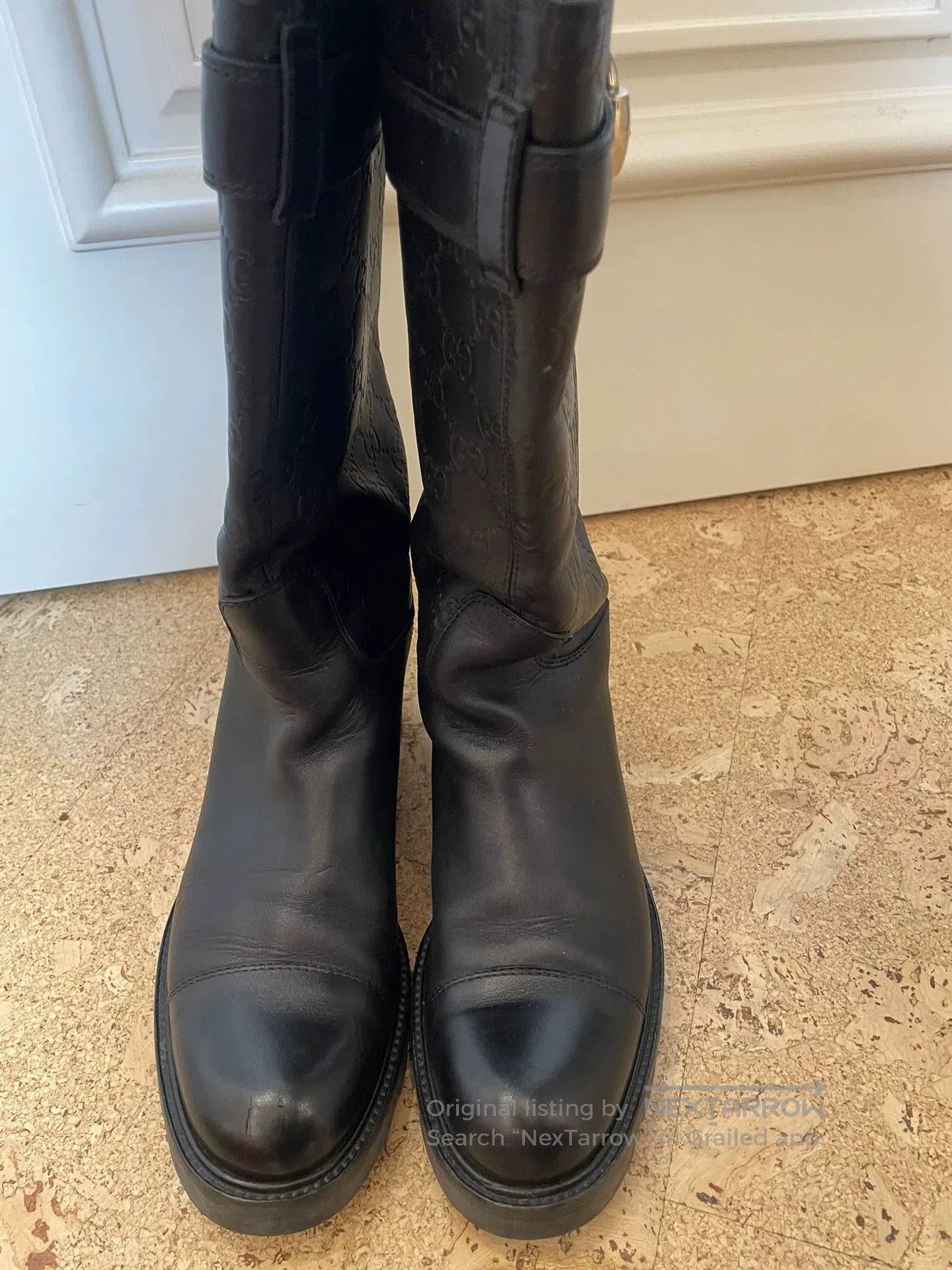 Gucci Gucci Leather Boots Size 37.5. Size US 6.5 / IT 36.5 - 1 Thumbnail
