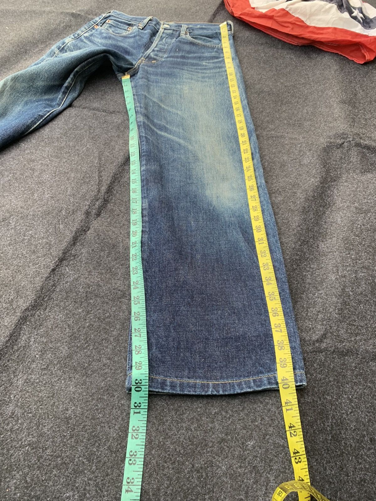 Levi's Levi's 503B Big E Selvedge Japan 🇯🇵 Vintage Fade Size US 28 / EU 44 - 12 Thumbnail