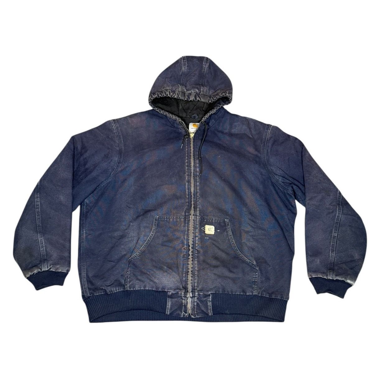 Carhartt × Vintage Vintage Carhartt J130 Hooded Jacket Faded Quilt Lined Size US XXL / EU 58 / 5 - 1 Thumbnail