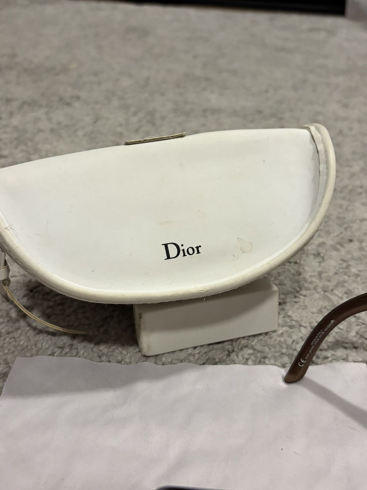 Dior Christian Dior 605JS Brown crystal swarovski Sunglasses Size ONE SIZE - 5 Thumbnail