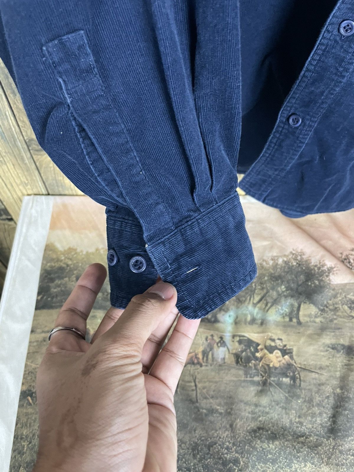 Flannel × Jean Charles De Castelbajac × Vintage Vintage Flannel Corduroy Jean Charles De Castelbajac sport Size US L / EU 52-54 / 3 - 3 Thumbnail