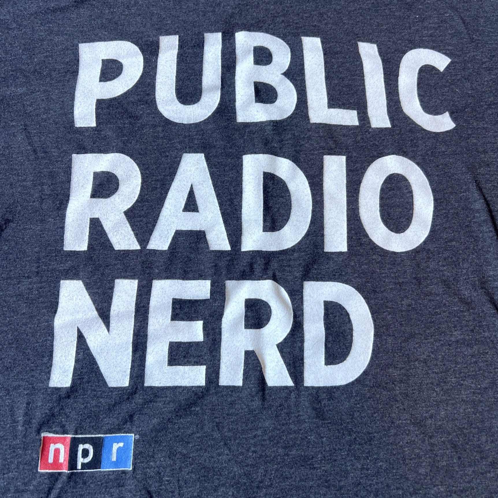 Vintage VINTAGE NPR Public Radio Nerd 89.3 KPCC Shirt Adult Large Gray Nike? Size US L / EU 52-54 / 3 - 2 Thumbnail