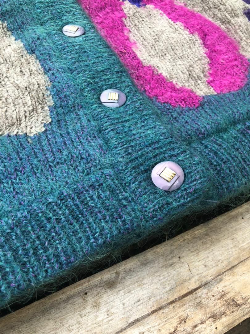 Japanese Brand × Vintage Vintage Japanese Brand Knit Cardigan Cats Design Size M / US 6-8 / IT 42-44 - 6 Thumbnail