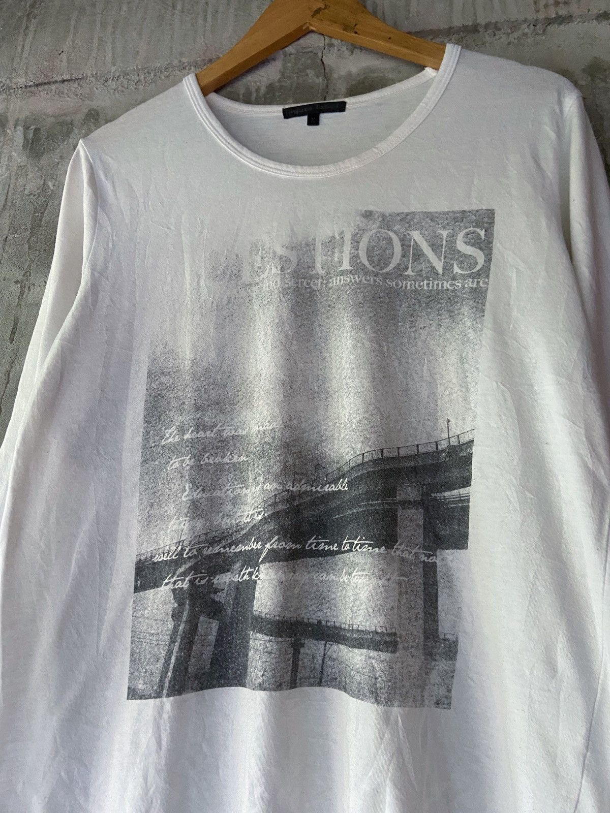 Beauty Beast × Hysteric Glamour × Japanese Brand AGATE LABEL ANSWER SOMETIMES LONG SLEEVE Size US M / EU 48-50 / 2 - 3 Thumbnail