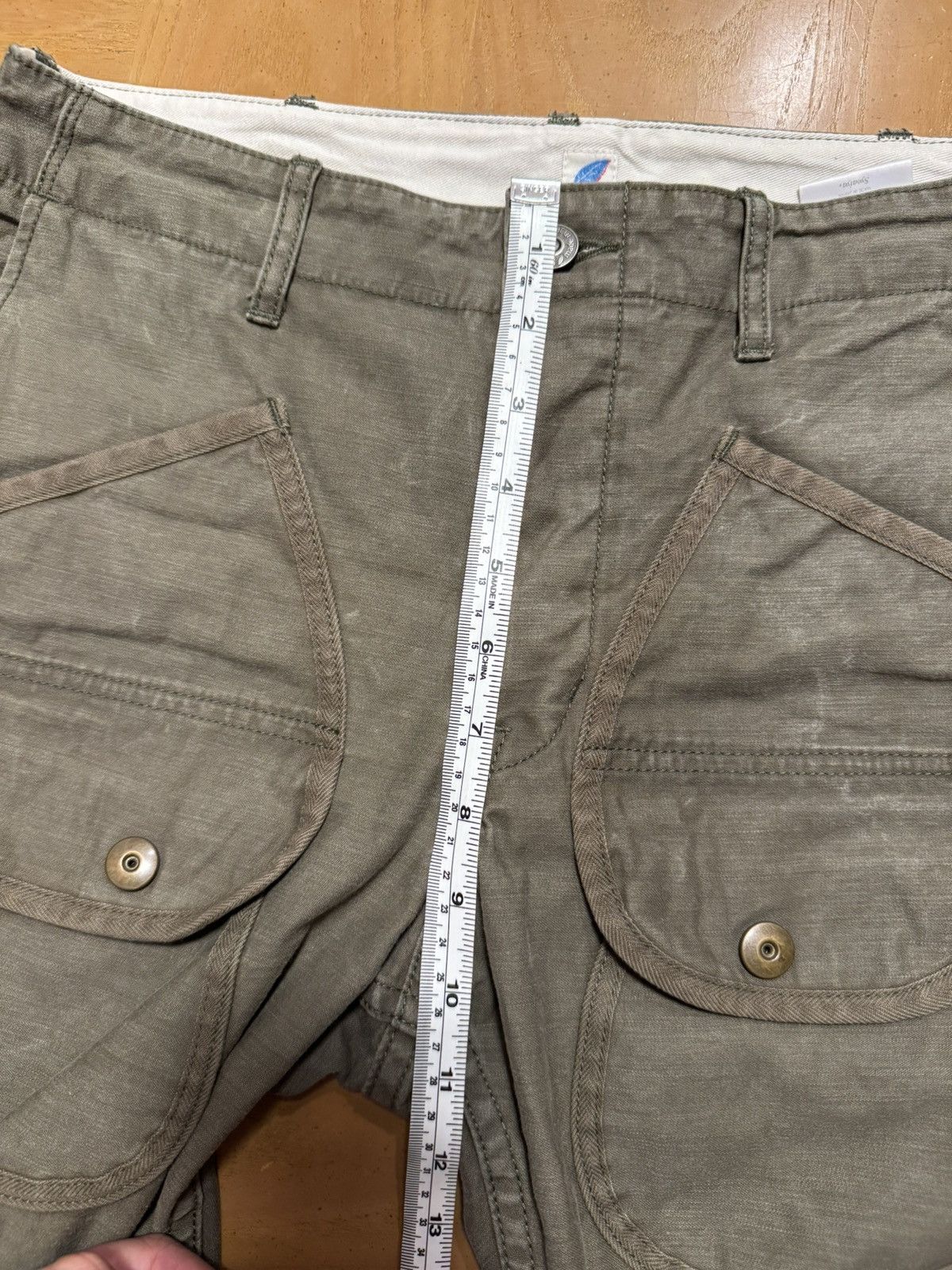 Pure Blue Japan Pure Blue Japan Hunting Pants (Olive) Size US 31 - 11 Thumbnail
