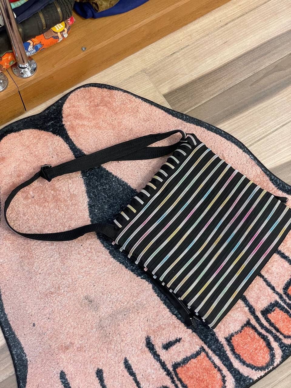 Handmade Avant Garde Handmade Multizip Shoulder Bag Size ONE SIZE - 13 Thumbnail