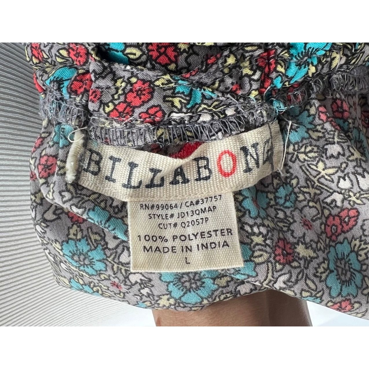 Billabong VTG Billabong Floral Strappy Back Maxi Dress | Coastal Boho Size L / US 10 / IT 46 - 14 Thumbnail
