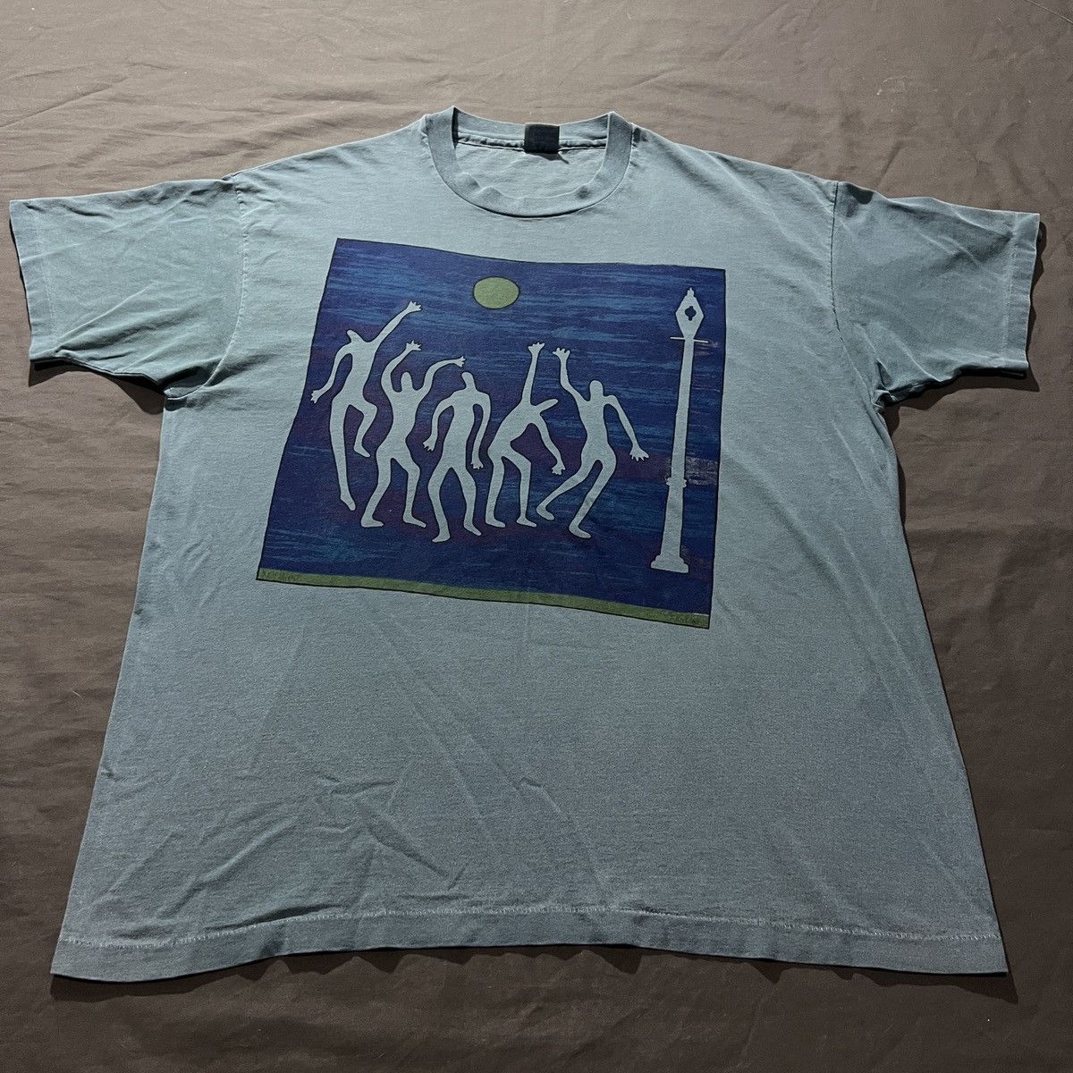 Vintage Vintage 90s Rankine Art Tee 2XL Faded graphic streetwear Size US XXL / EU 58 / 5 - 2 Thumbnail