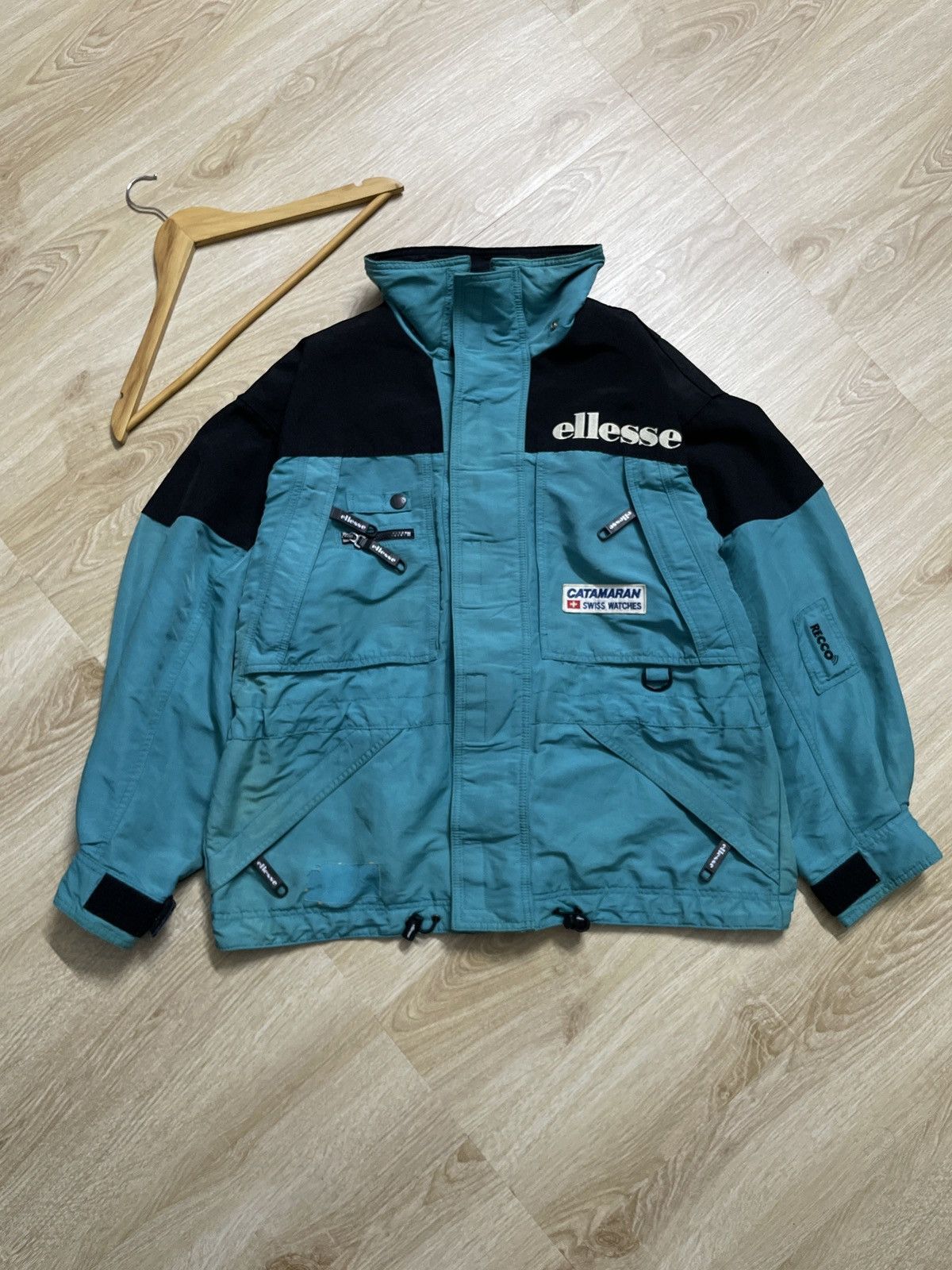 Ellesse × Vintage Vintage Ellesse Parka ski Size US XL / EU 56 / 4 - 2 Thumbnail