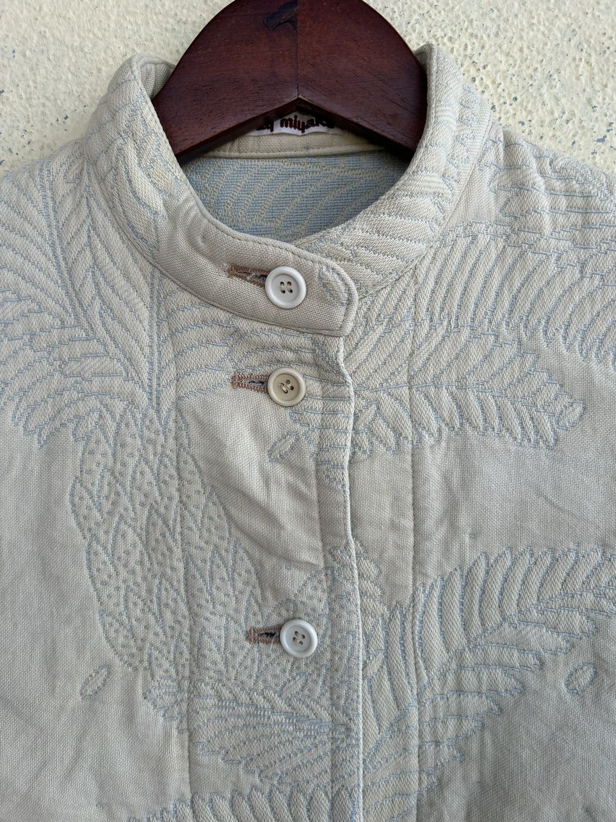 Issey Miyake Mandarin Colar Button Ups Jacket Size US M / EU 48-50 / 2 - 7 Thumbnail