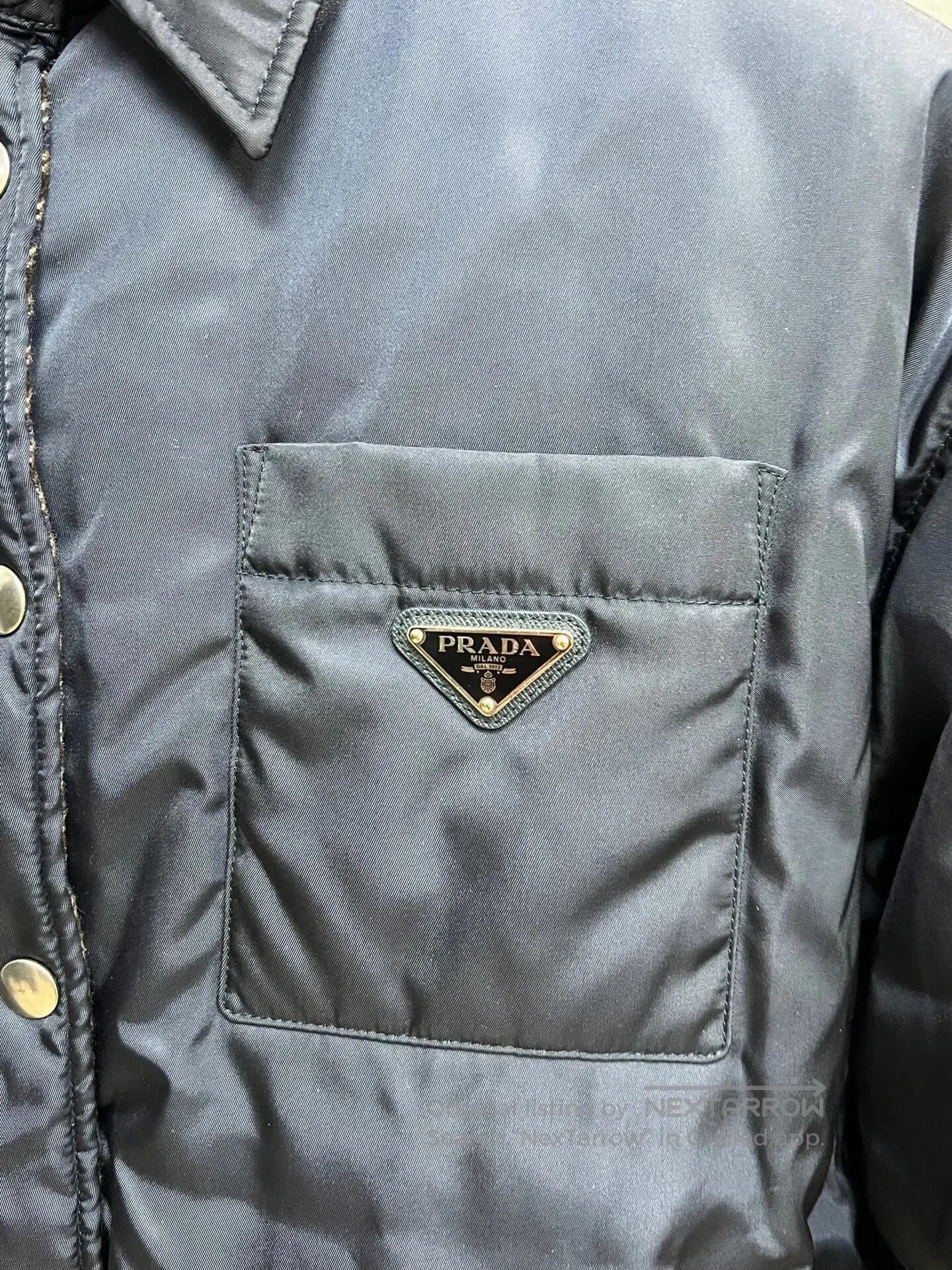 Prada Prada Wool-Check Cotton Jacket Size 38. Size US M / EU 48-50 / 2 - 3 Thumbnail