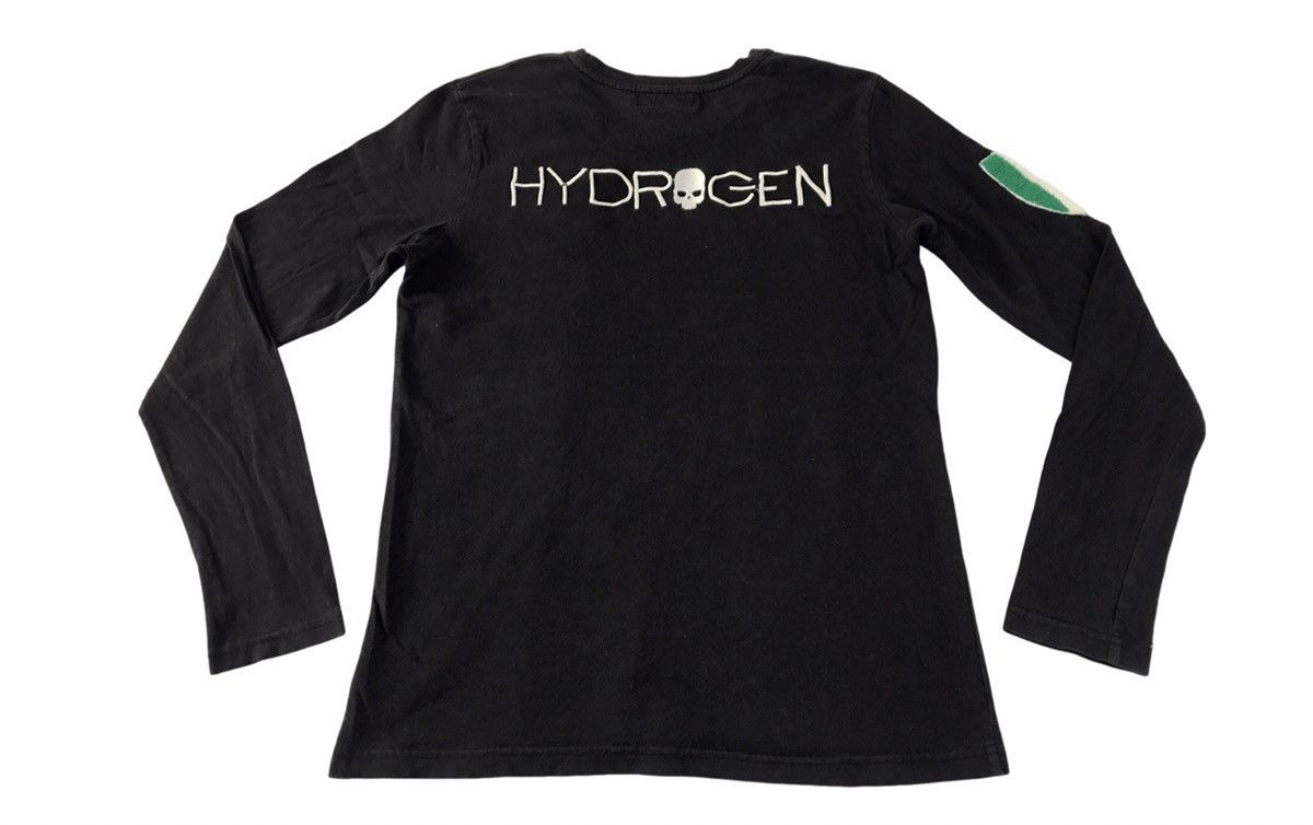 Japanese Brand Hype Hydrogen Jeans Embroidery Logo Longsleeve Tee Size US M / EU 48-50 / 2 - 2 Thumbnail