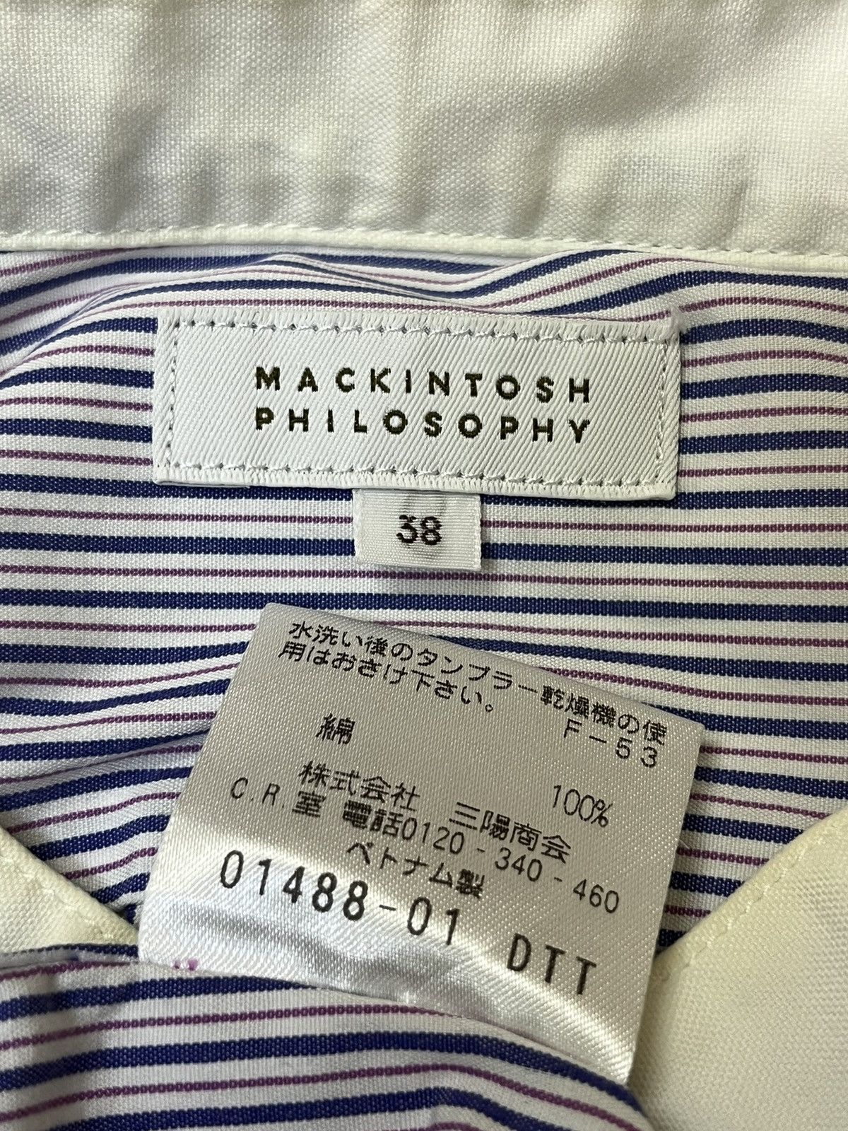 Mackintosh NICE🔥🔥MACKINTOSH PHILOSOPHY STRIPES BUTTON UPS SHIRT Size US M / EU 48-50 / 2 - 10 Thumbnail