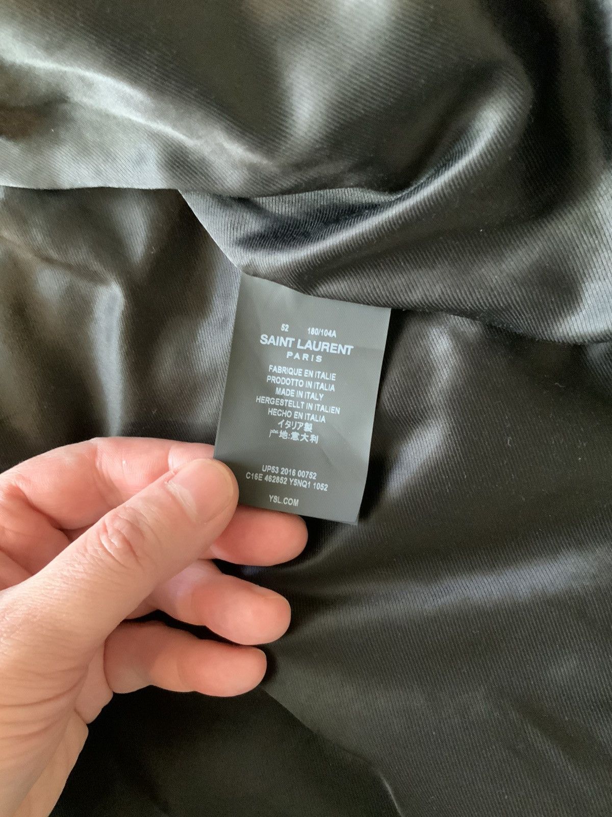 Saint Laurent Paris Saint Laurent Leather Bomber Jacket Size US L / EU 52-54 / 3 - 13 Thumbnail