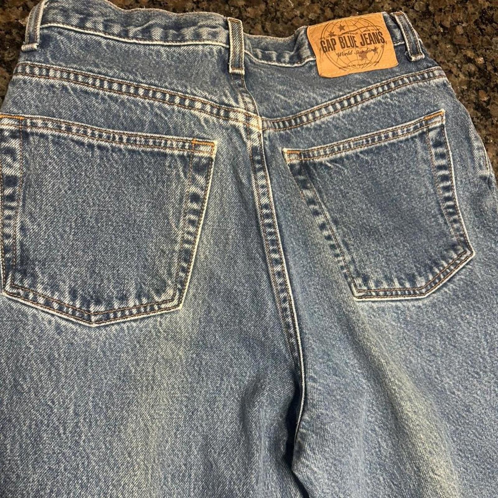 Gap Gap High Waist Blue Jeans Size 8 Reverse Tapered Vintage Size 28" / US 6 / IT 42 - 3 Thumbnail