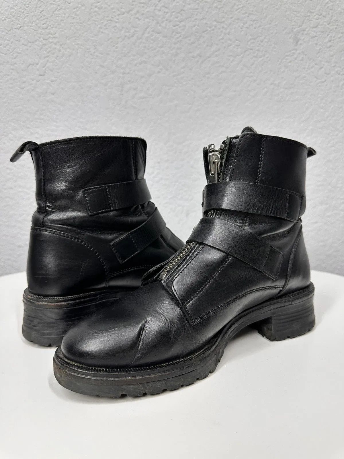 A.S.98 Metal Zip A.S. 98 Leather Boots Vintage High Streetwear Size US 8 / IT 38 - 10 Thumbnail