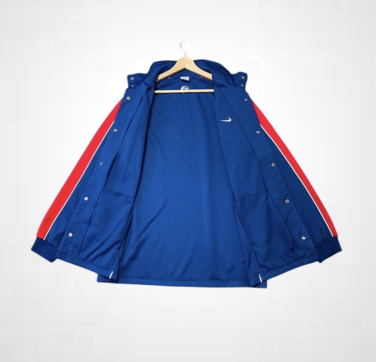 Nike Vintage Nike Button Tap Track Top Size US XL / EU 56 / 4 - 4 Thumbnail