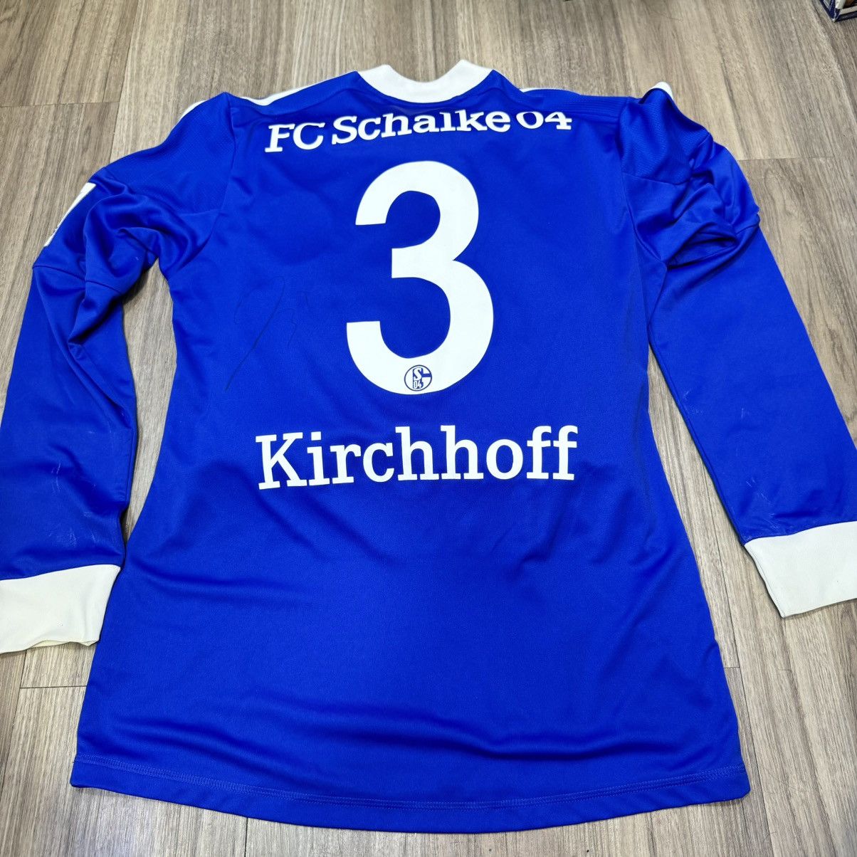 Adidas Schalke 04 13/14 Match issued/worn shirt #3 Kirchhoff Size US M / EU 48-50 / 2 - 2 Thumbnail