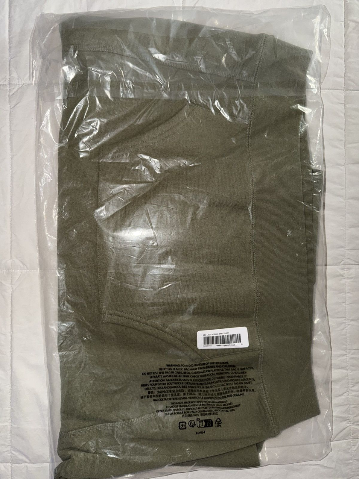 Supreme Supreme Box Logo Hooded Sweatshirt – Light Olive (Medium) Size US M / EU 48-50 / 2 - 4 Thumbnail