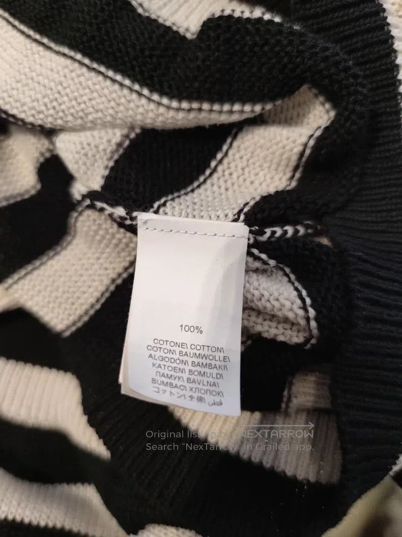 Brunello Cucinelli Brunello Cucinelli Sequin sweater with black and white str Size XXL / US 16-18 / IT 52-54 - 6 Thumbnail
