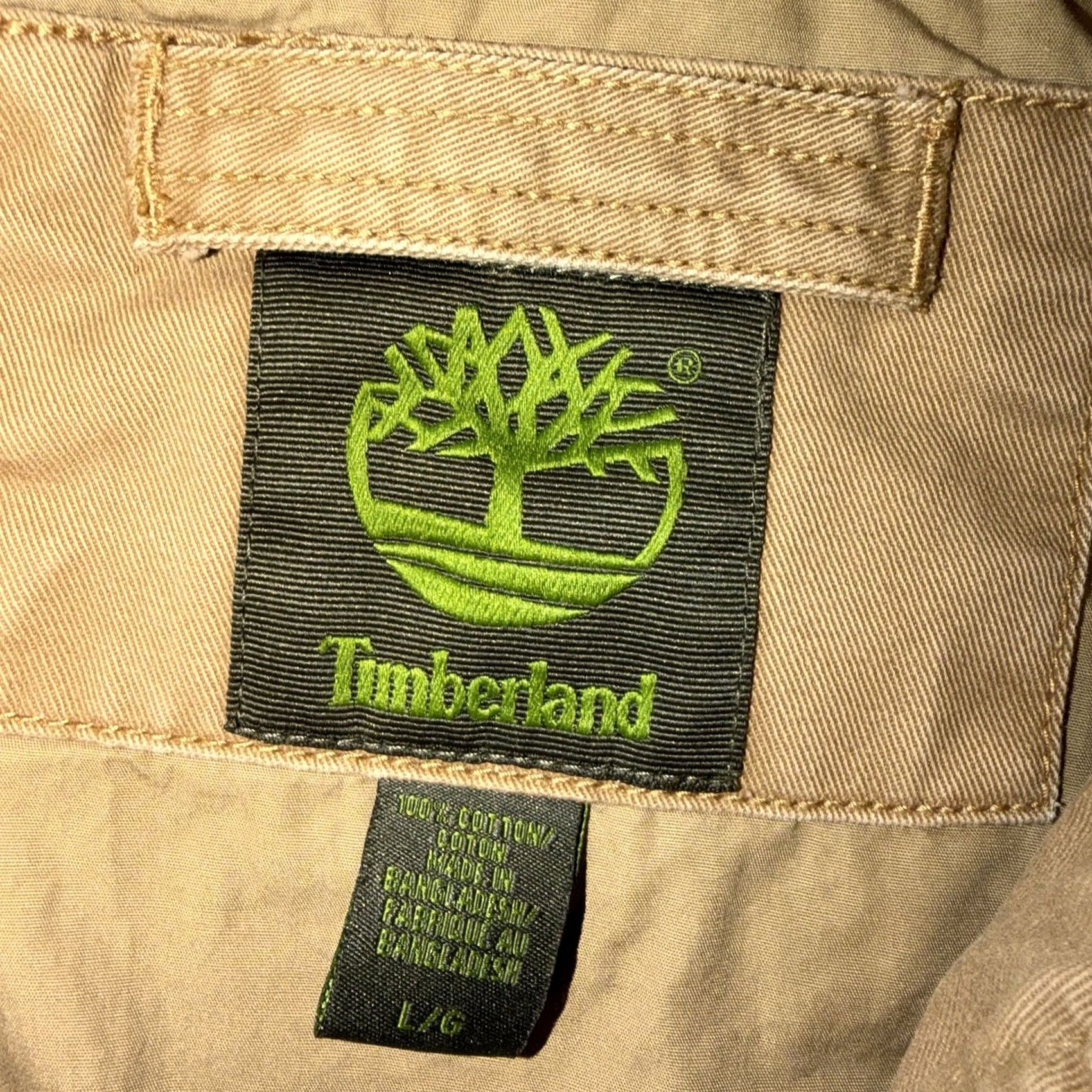 Timberland VINTAGE Timberland Zip Up Work Jacket Canvas Men’s Large Embroidered Logo Mens 90s Beige Size US L / EU 52-54 / 3 - 5 Thumbnail