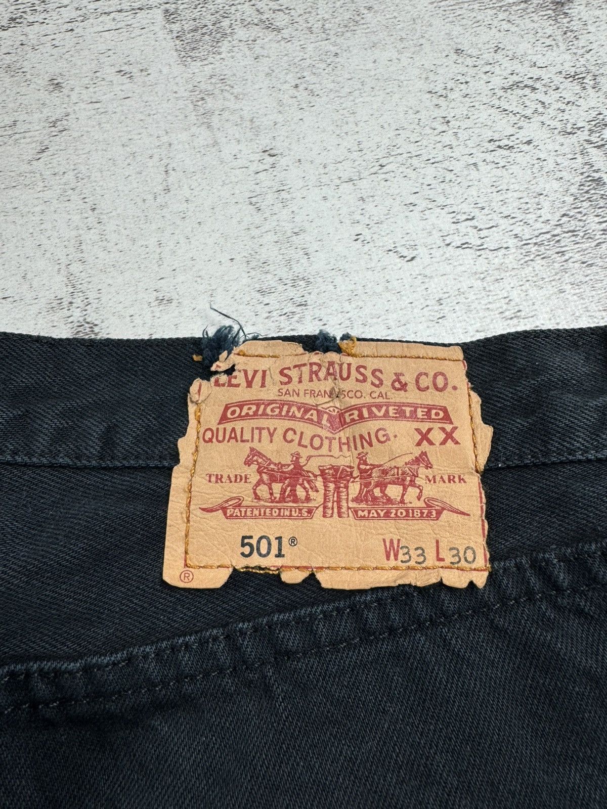 Levi's LEVIS 501 Comfort Fit W33 L30 Denim Straight USA 90s Cotton Jeans Pants Trousers Size US 33 - 9 Thumbnail