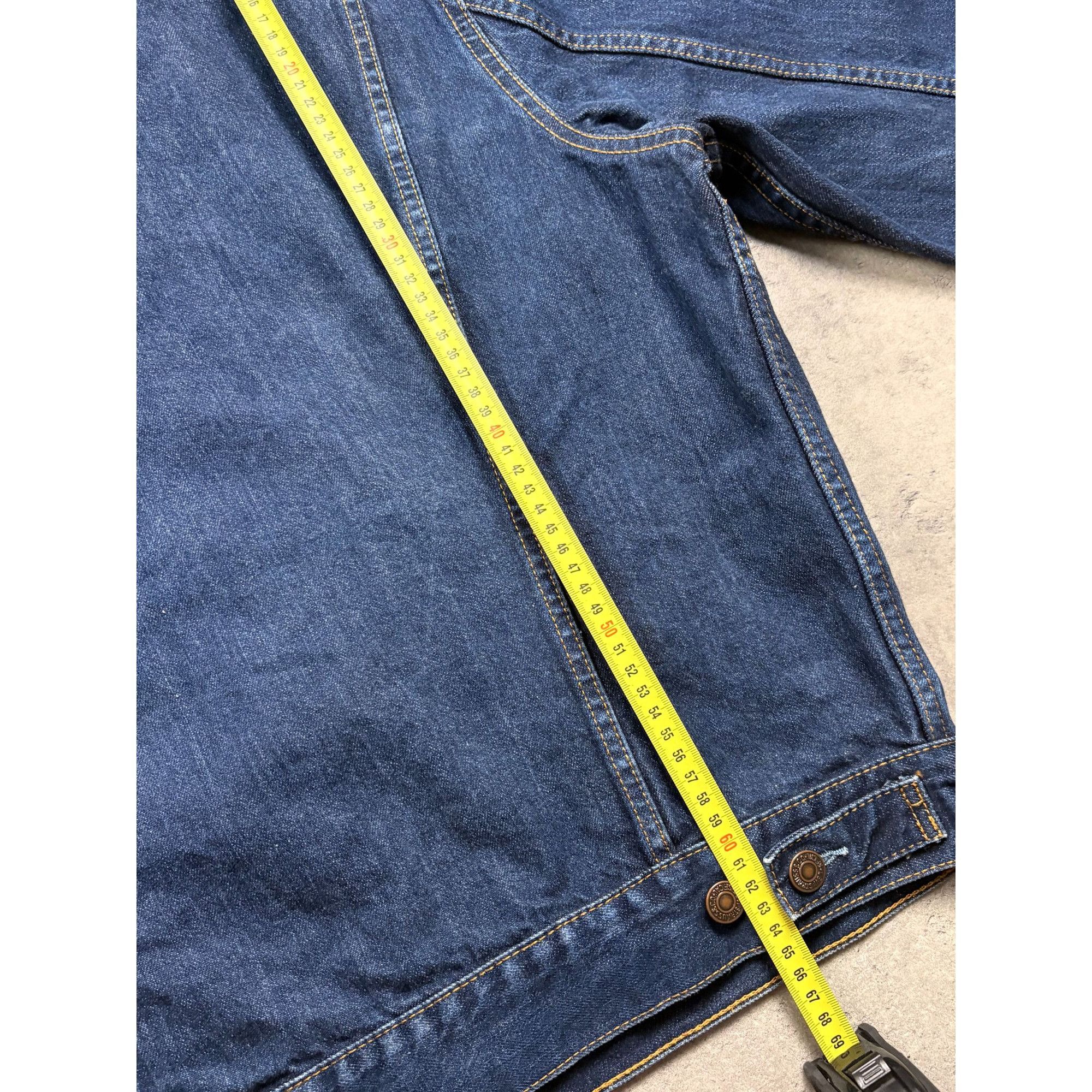 Levi's Levis Vintage Denim Trucker Jacket 70550 Large Button-Up Blu Size US L / EU 52-54 / 3 - 8 Thumbnail
