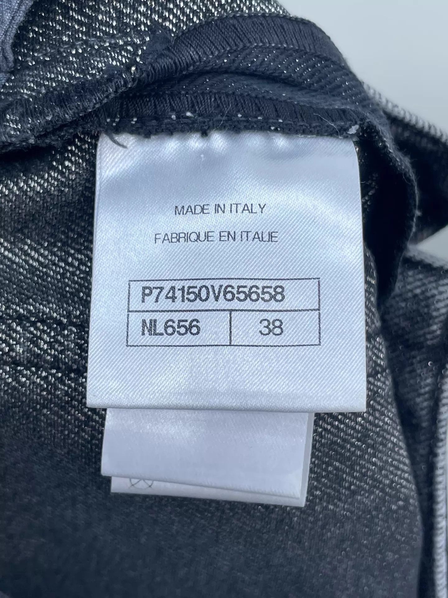 Chanel Chanel 23C Smoke Gray Logo Jeans Size 27" / US 4 / IT 40 - 8 Thumbnail