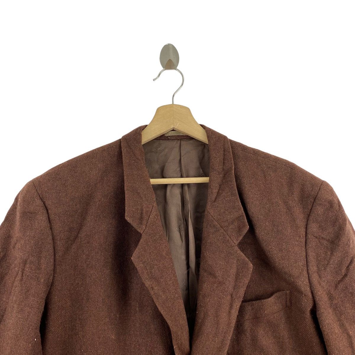 Christian Dior Monsieur Vintage CHRISTIAN DIOR Monsieur Paris Plain Brown Blazer Size US L / EU 52-54 / 3 - 2 Thumbnail