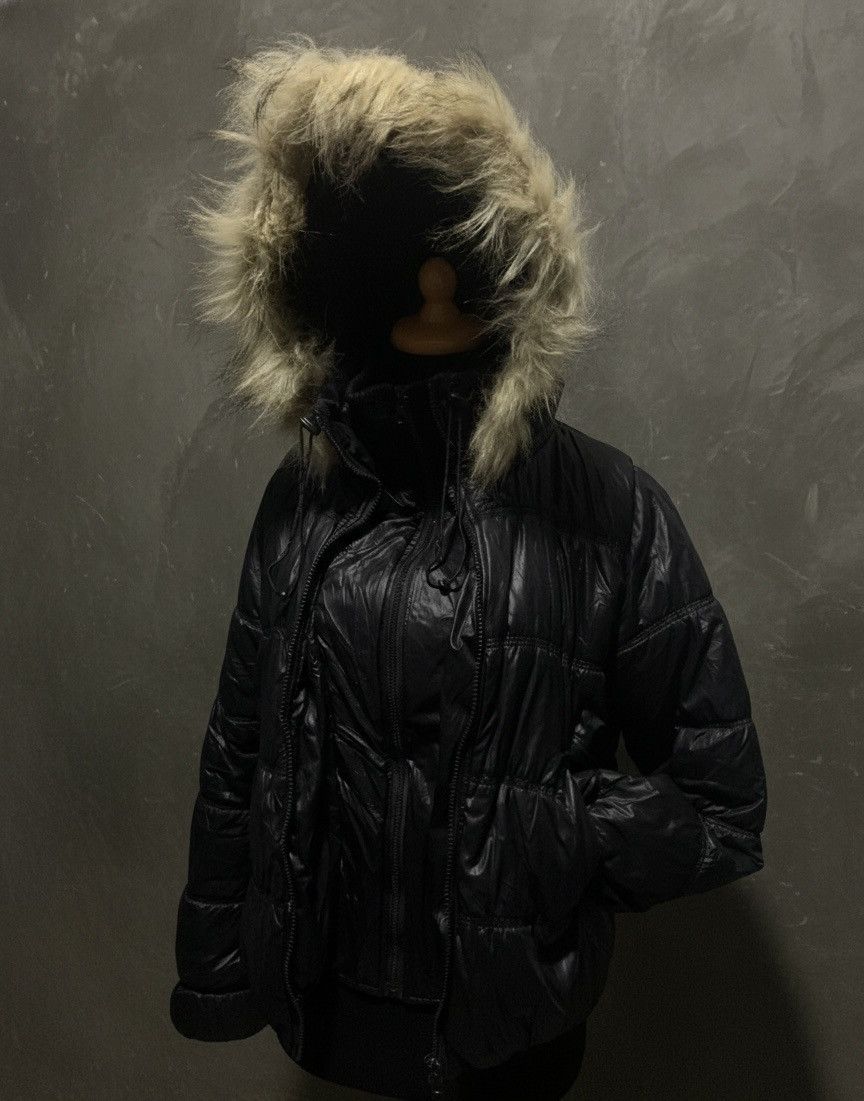 Le Grande Bleu (L.G.B.) T.T.U puffer raccoon fur hooded jacket double layer Size US S / EU 44-46 / 1 - 1 Thumbnail