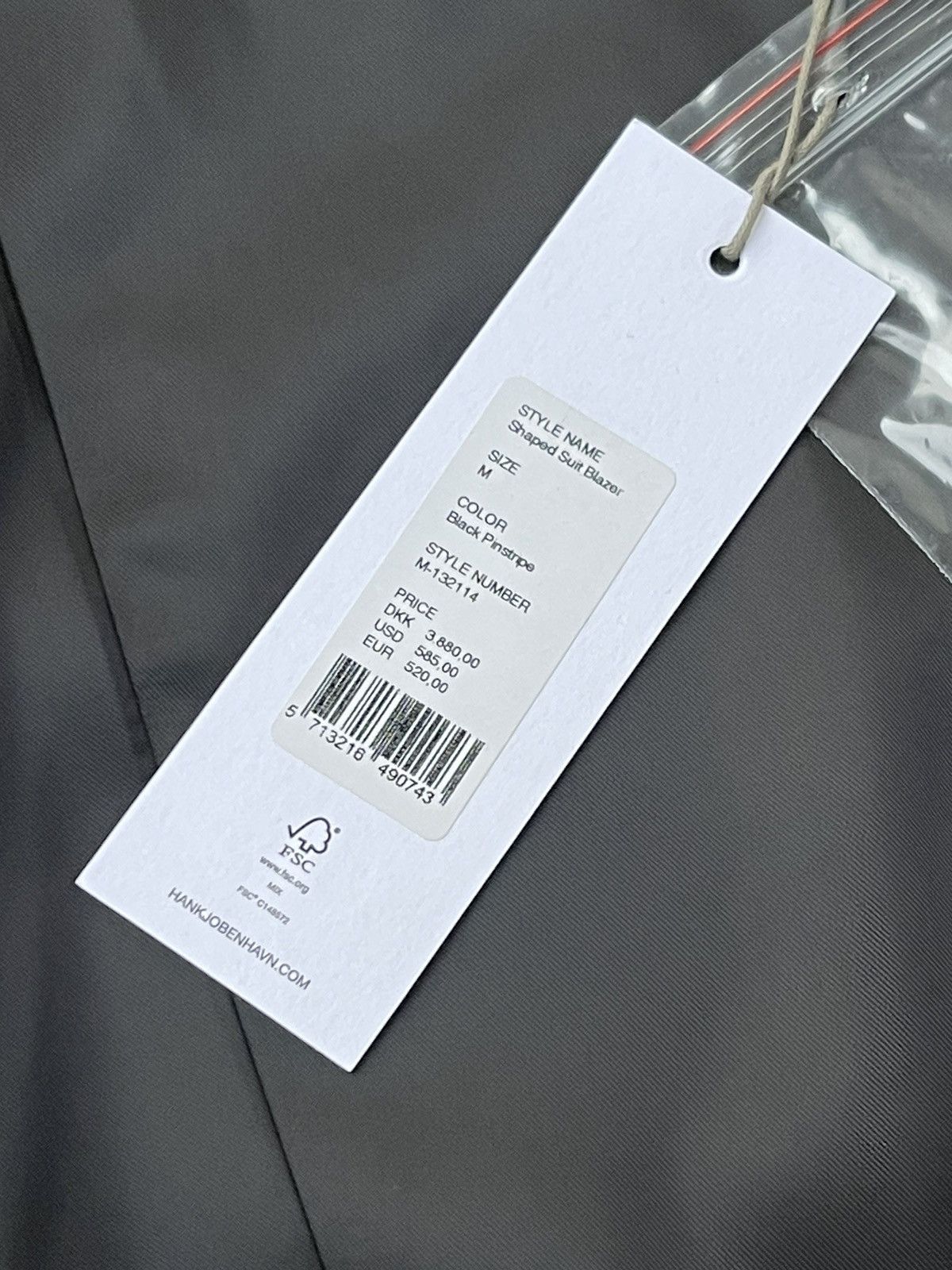 Han Kjobenhavn !DS! AW22 Han Kjobenhavn Sharped Striped Suit Size 40S - 15 Thumbnail