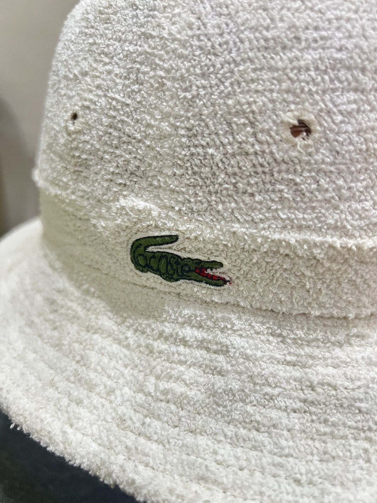 Lacoste × Vintage Vtg Lacoste wool bucket hat Size ONE SIZE - 3 Thumbnail