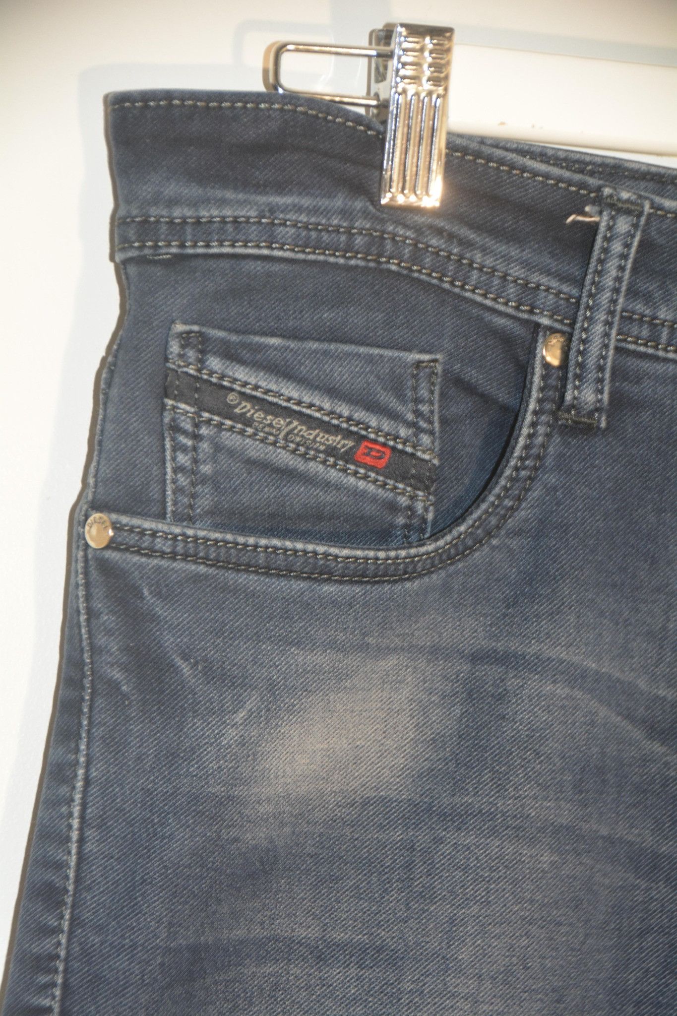 Diesel Diesel Industry Men's Blue Denim Jeans Size 32" / US 10 / IT 46 - 6 Thumbnail