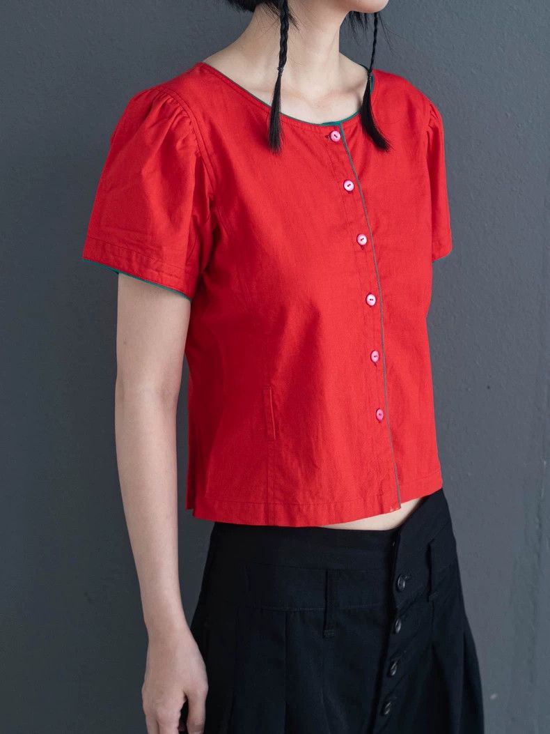 Kenzo KENZO Vintage red shirt Size M / US 6-8 / IT 42-44 - 3 Thumbnail