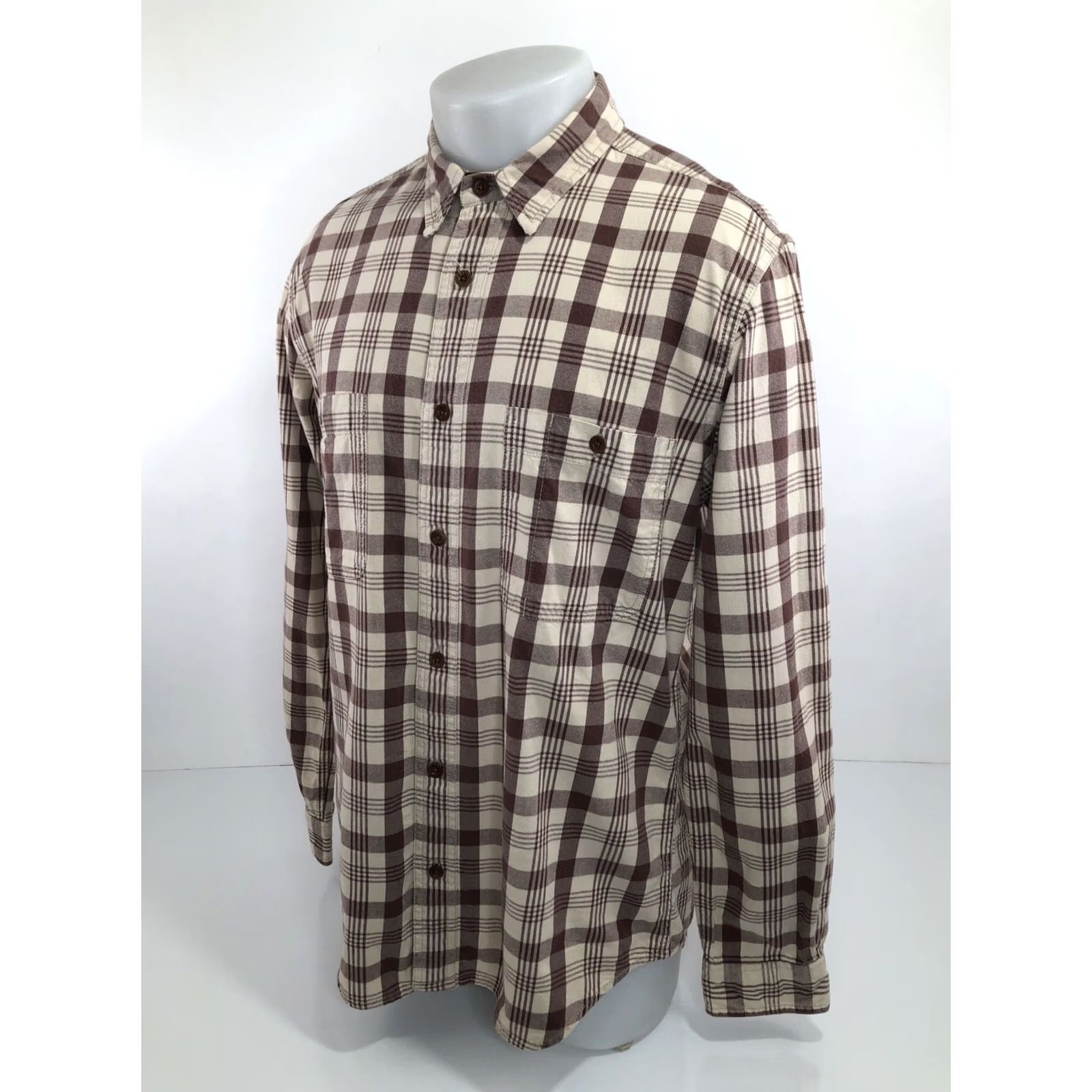 Filson Filson Shirt Plaid Medium Weight Md. Slightly Reddish Brown / Beige Mens Size US M / EU 48-50 / 2 - 2 Thumbnail
