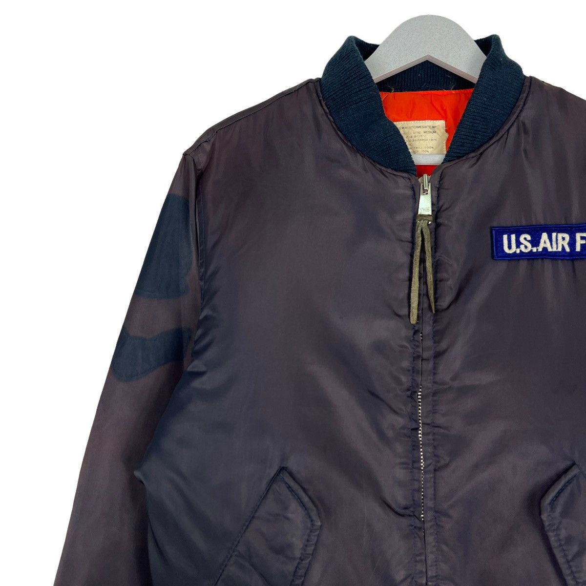 Japanese Brand 🔥 RIOT VINTAGE MA 1 BOMBER JACKET Size US M / EU 48-50 / 2 - 6 Thumbnail