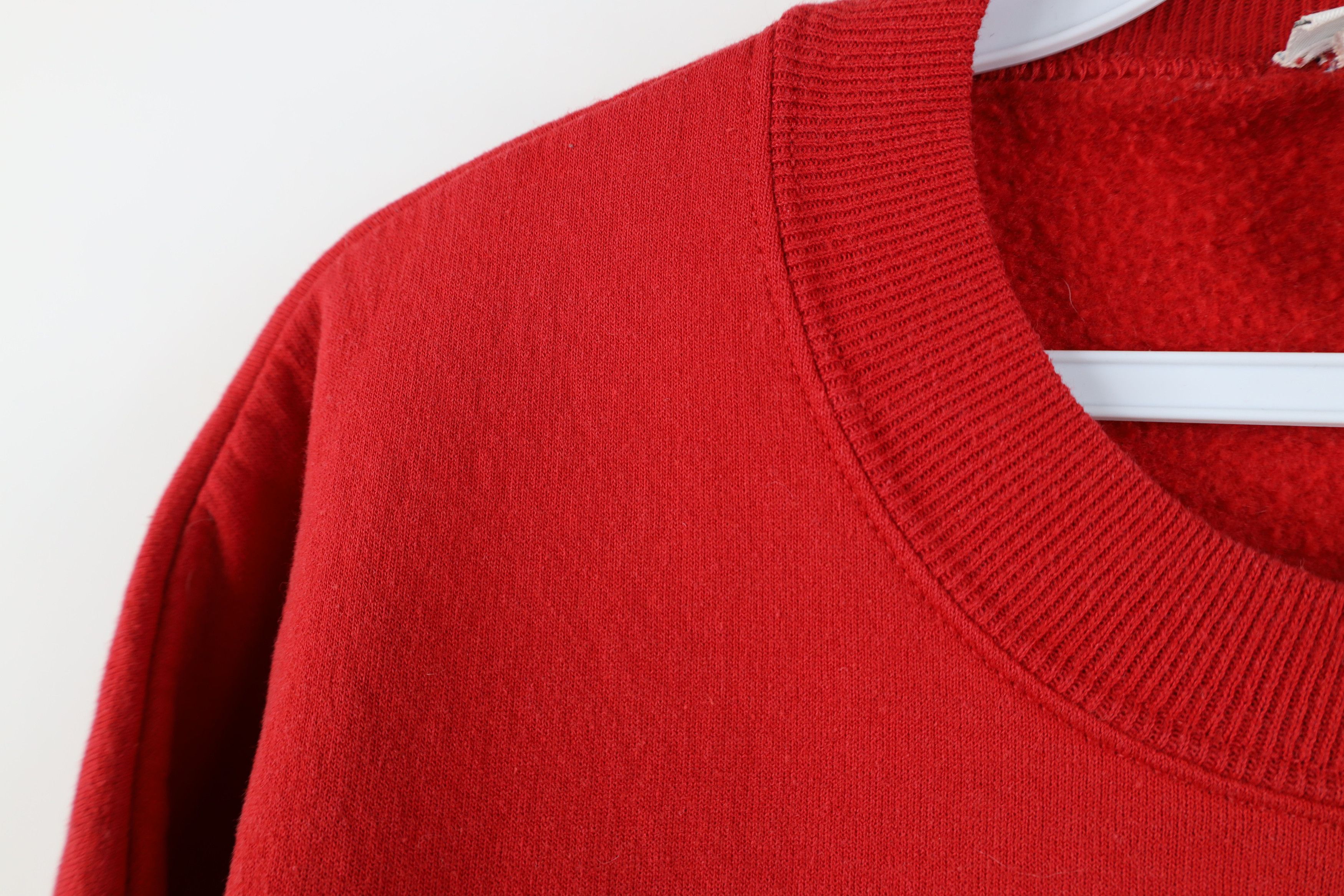 Vintage Vintage 90s Streetwear Christmas Gingerbread Sweatshirt Red Size XL / US 12-14 / IT 48-50 - 9 Thumbnail