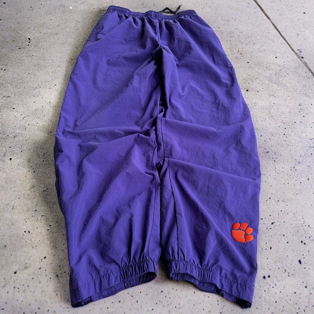 Nike × Vintage NIKE GRAY TAG CLEMSON UNIVERSITY TIGERS TRACKSUIT PANTS 00s Size US 29 - 10 Thumbnail