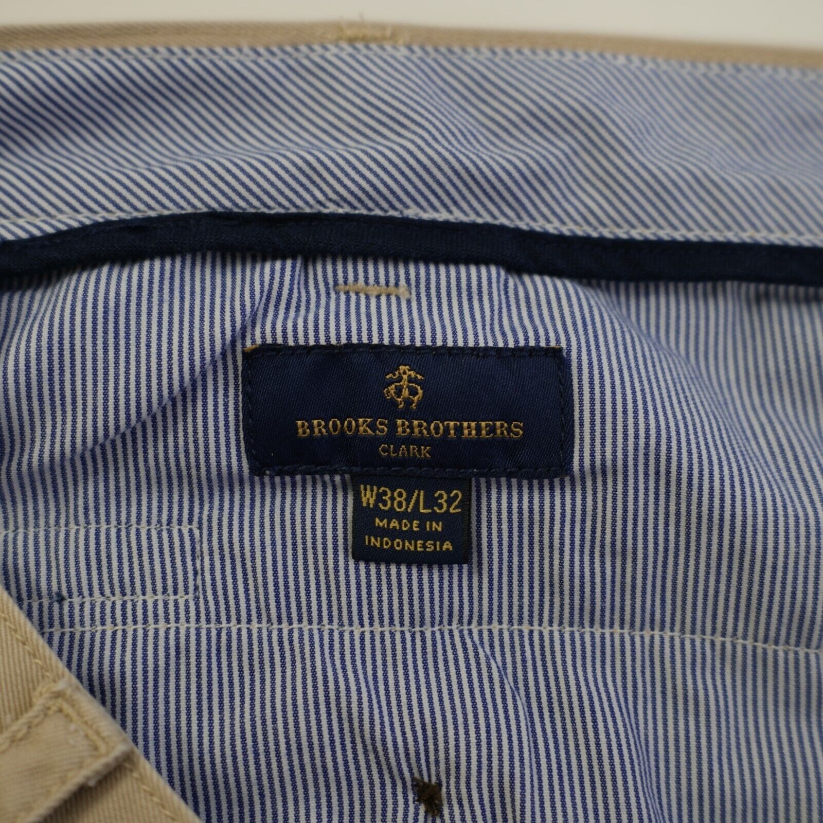 Brooks Brothers Brooks Brothers Clark Cream Tan Cotton Chino Pants 38/32 Fla Size US 38 / EU 54 - 6 Thumbnail