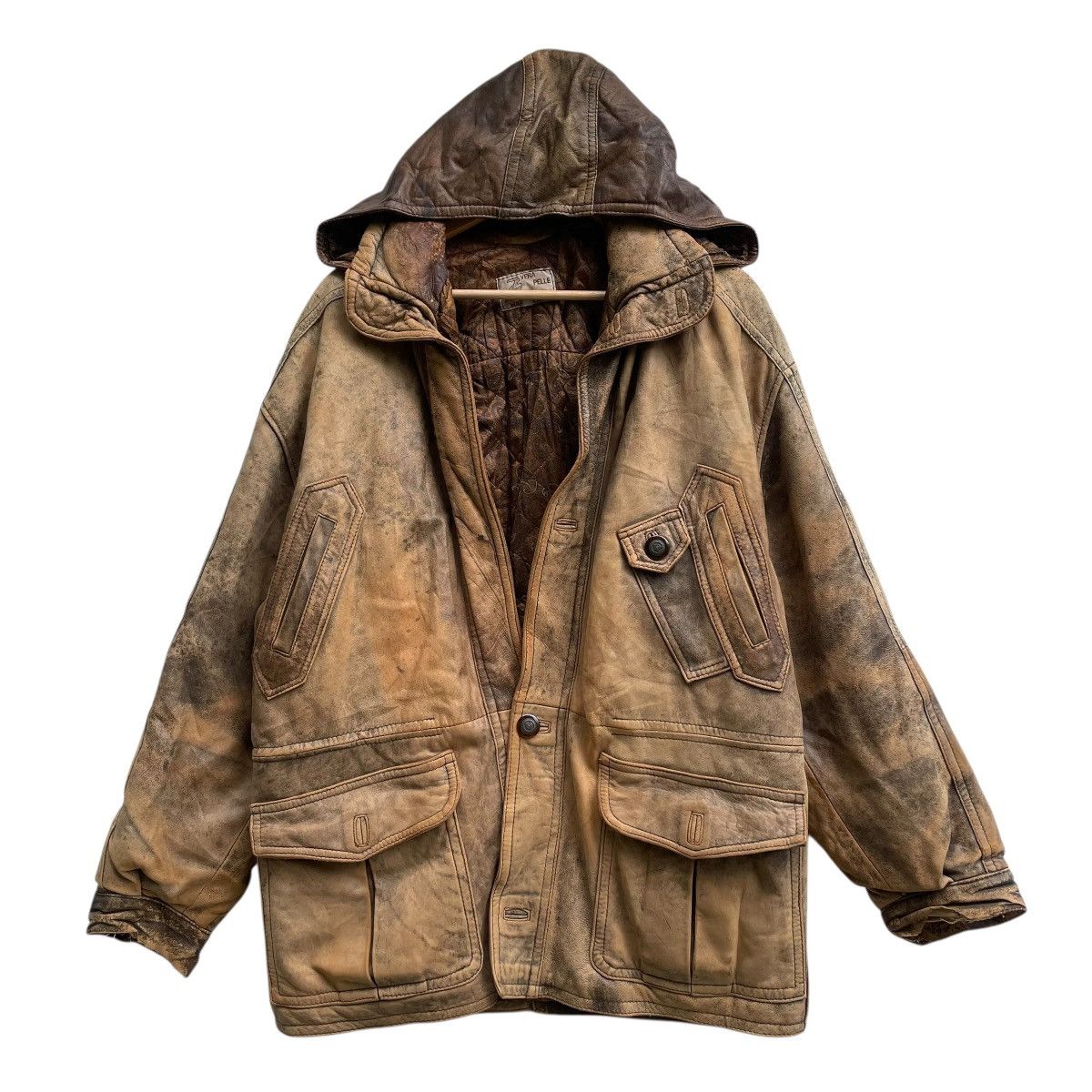 Genuine Leather × Pelle Pelle × Vera Pelle Vera Pelle Lavorazione Artigiana Size US M / EU 48-50 / 2 - 1 Thumbnail