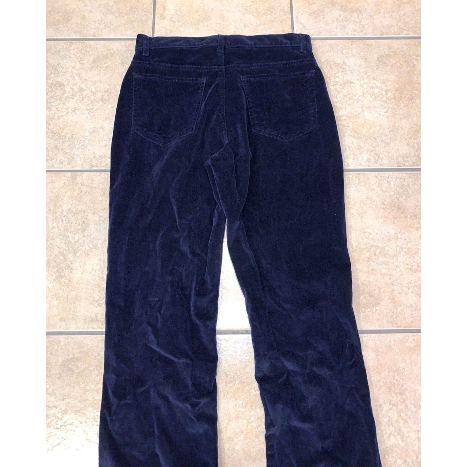 Vintage VINTAGE Generra Clothing Company Navy Corduroy Straight Pants 29x30 Womens 9 XS? Size 30" / US 8 / IT 44 - 7 Thumbnail