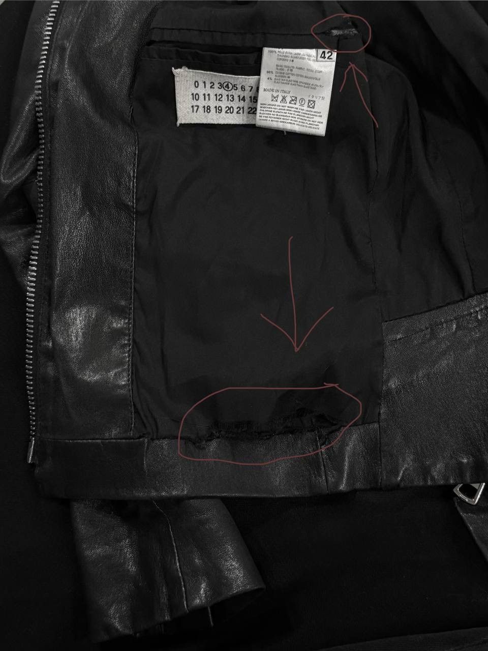 Maison Margiela SS05 Maison Martin Margiela 5 zip Leather Jacket Size S / US 4 / IT 40 - 15 Thumbnail