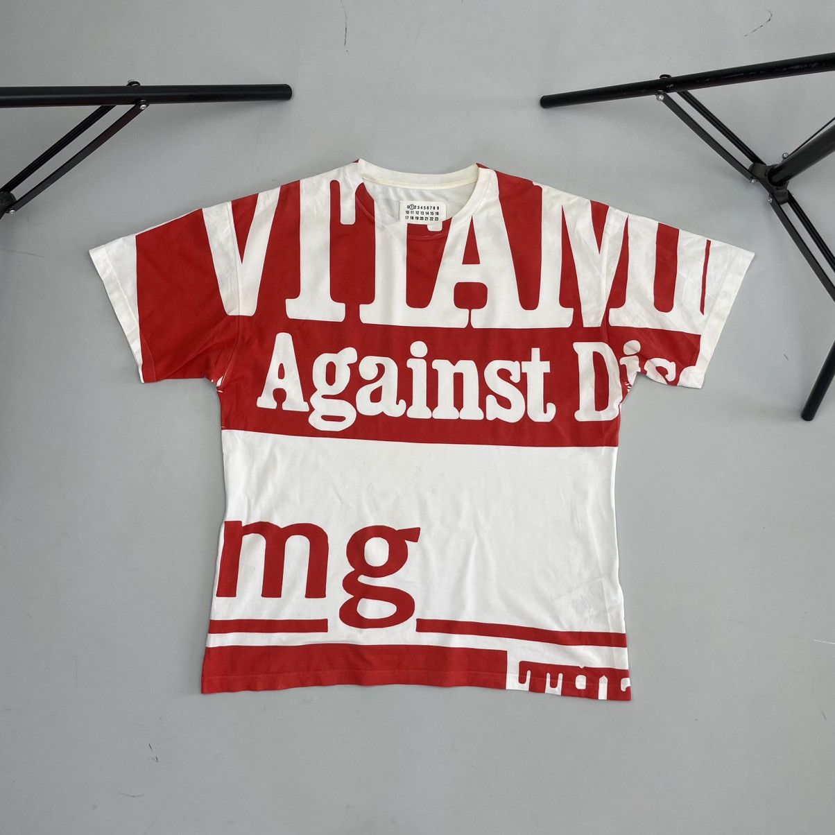 Maison Margiela Maison Margiela "Vitamin" Oversized Print T-Shirt sz S Size US S / EU 44-46 / 1 - 4 Thumbnail