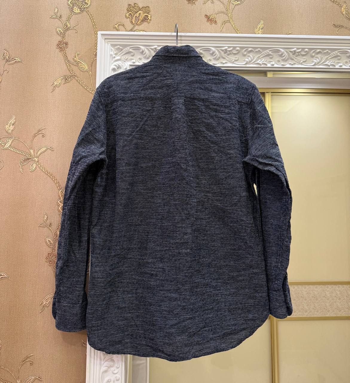 Our Legacy Our Legacy Dark Blue Cotton Linen Shirt M 48 Size US M / EU 48-50 / 2 - 2 Thumbnail