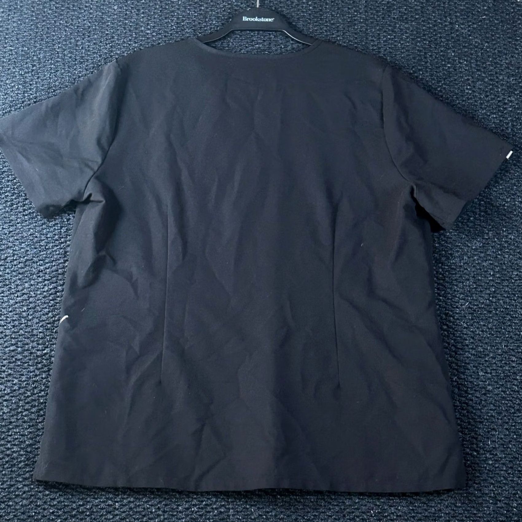 Vintage FIGS Top XL Black Casma Neck Scrub Technical Collection FW1100 Womens Size XL / US 12-14 / IT 48-50 - 4 Thumbnail