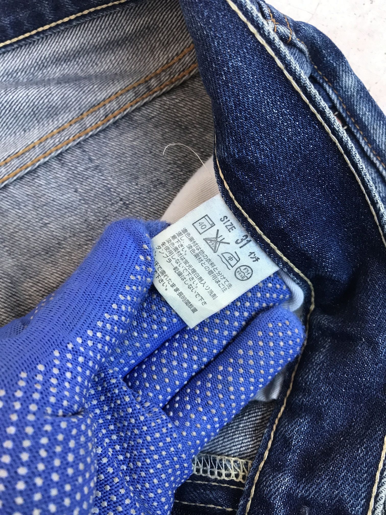 Levi's Vintage Levis 502 selvedged distressed jean W31x31.5 Size US 31 - 10 Thumbnail