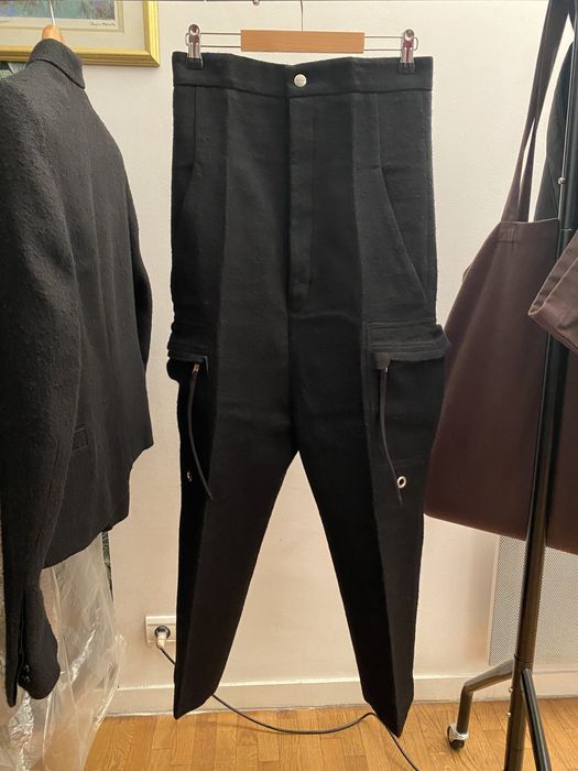 Rick Owens Rick Owens Sisyphus High Waisted Cropped Cargo Pants 48