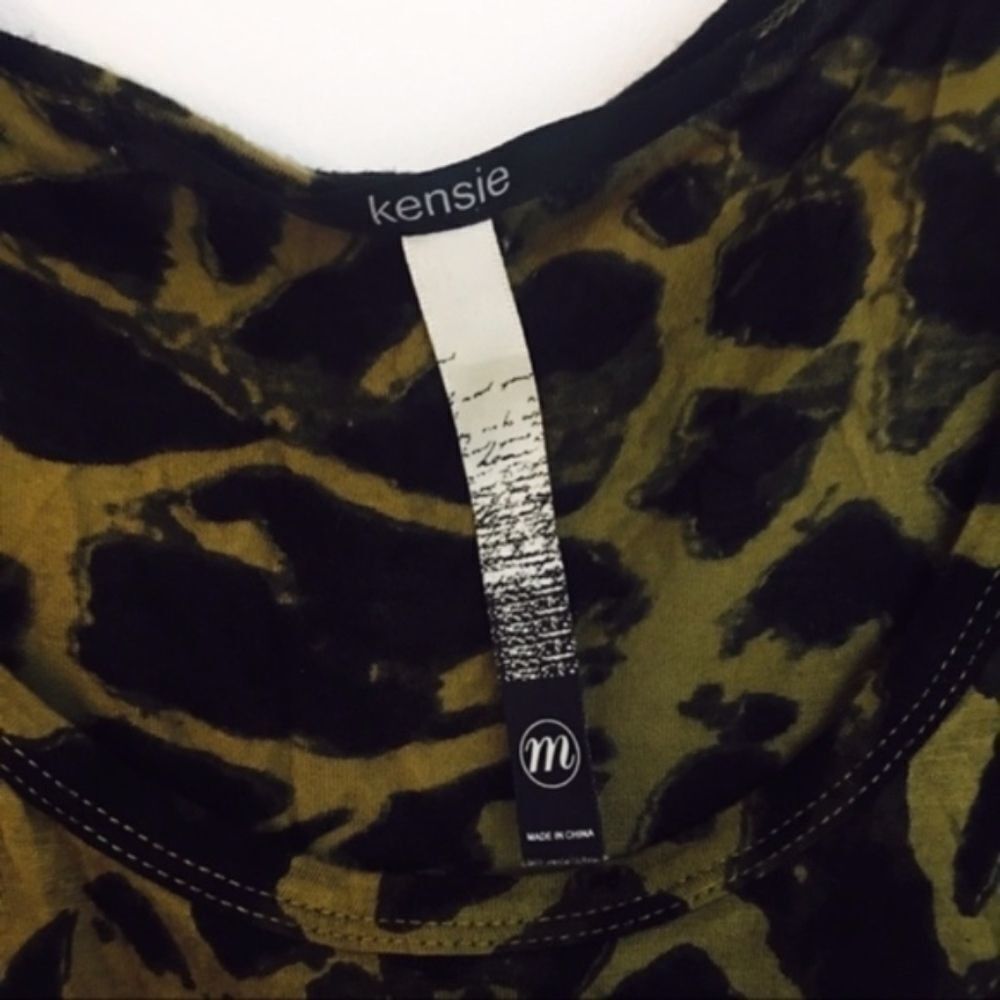 Other Kensie Women’s Size M Animal Print 3/4 Sleeve Soft Top Size M / US 6-8 / IT 42-44 - 3 Thumbnail