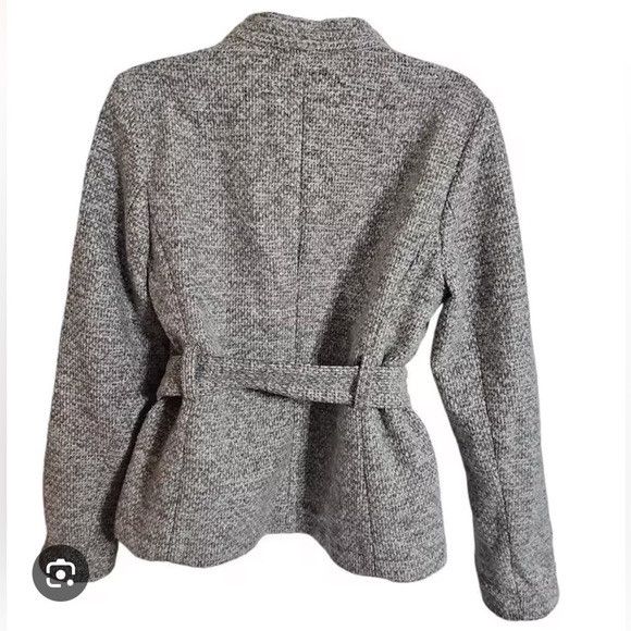 Banana Republic Banana Republic Tweed Jacket with Reversible Belt Size S / US 4 / IT 40 - 4 Thumbnail