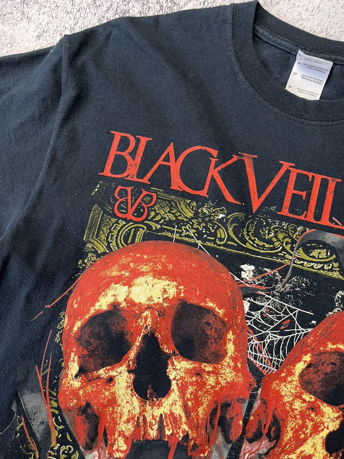 Band Tees Vintage Black Veil Brides 2013 Tour t-shirt Size US M / EU 48-50 / 2 - 15 Thumbnail